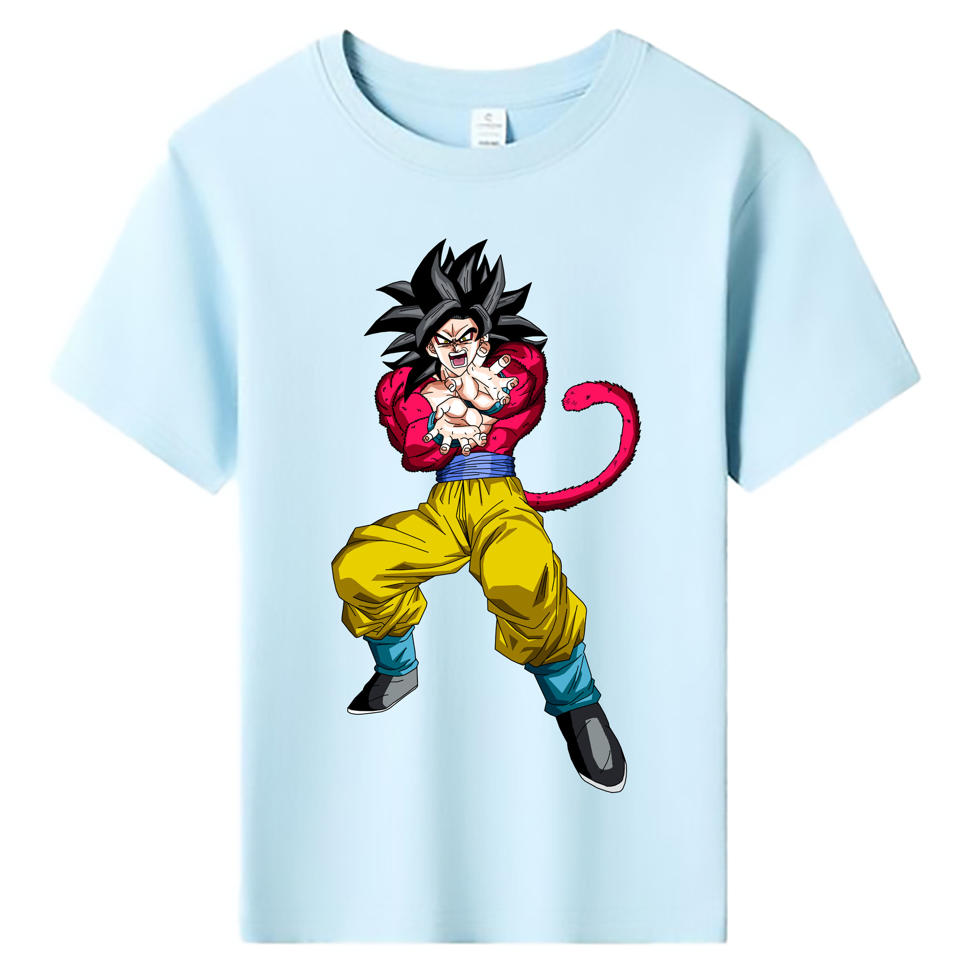 （画像用） ドラゴンボール 孫悟空（そん ごくう）Son Goku カカロット DRAGON BALL Kakarotto 綿100％キッズTシャツ（フロントプリント）